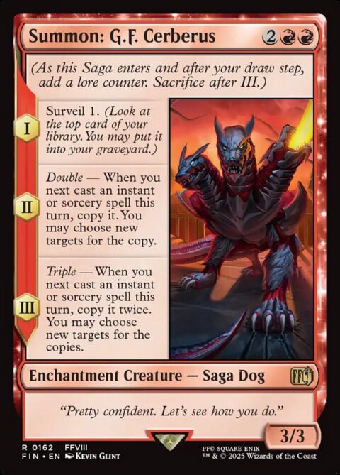 Summon: G.F. Cerberus - FIN #162 - Nonfoil