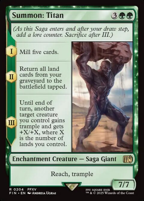 Summon: Titan - FIN #204 - Foil