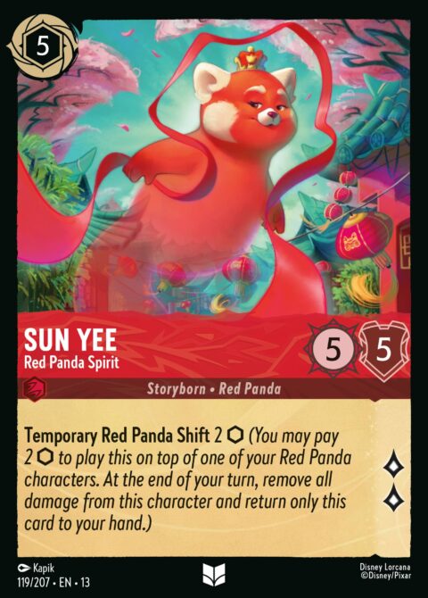 Sun Yee - Red Panda Spirit - 13 #119 - Normal