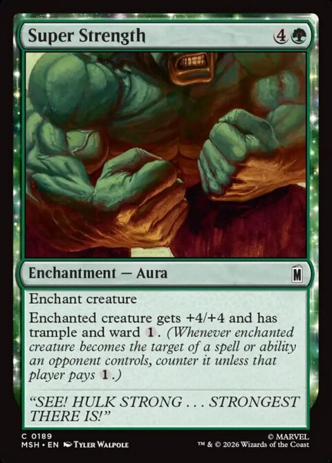 Super Strength - MSH #189 - Foil