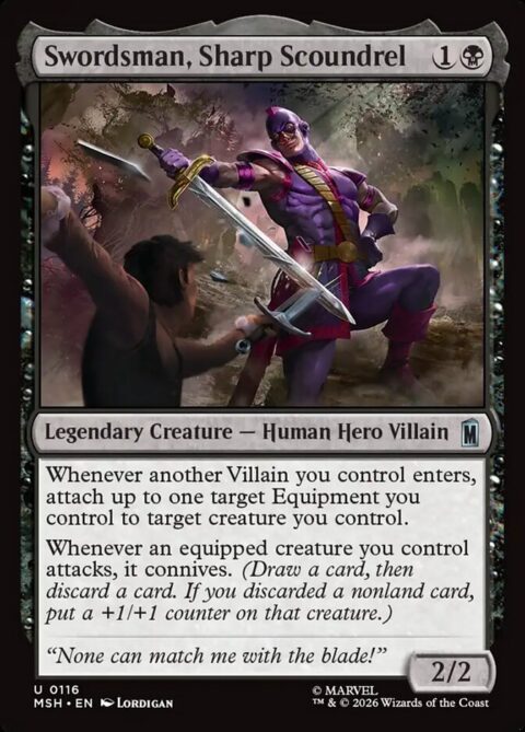 Swordsman, Sharp Scoundrel - MSH #116 - Foil