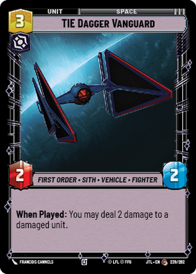 TIE Dagger Vanguard - JTL #239 - Normal