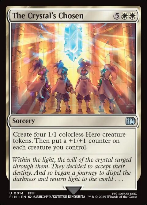 The Crystal's Chosen - FIN #14 - Foil