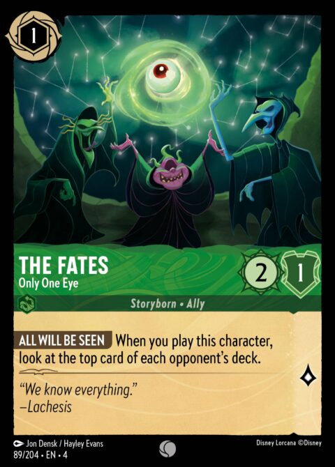 The Fates - Only One Eye - 4 #89 - Normal
