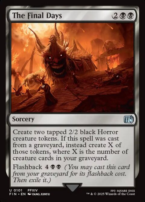 The Final Days - FIN #101 - Foil