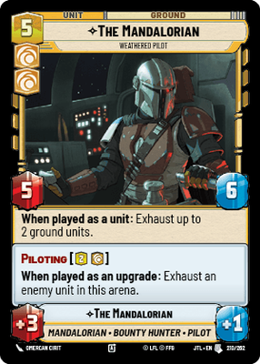 The Mandalorian - Weathered Pilot - JTL #210 - Normal