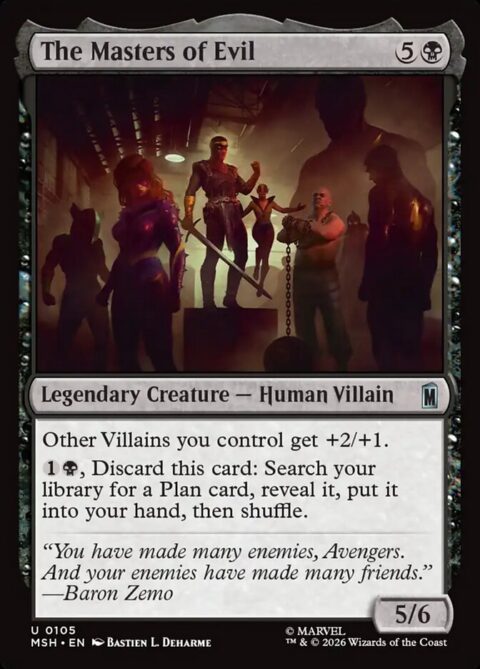 The Masters of Evil - MSH #105 - Foil