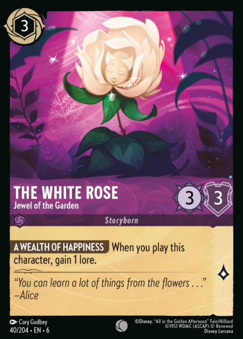 The White Rose - Jewel of the Garden - 6 #40 - Normal