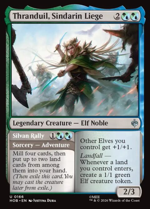 Thranduil, Sindarin Liege // Silvan Rally - HOB #166 - Normal