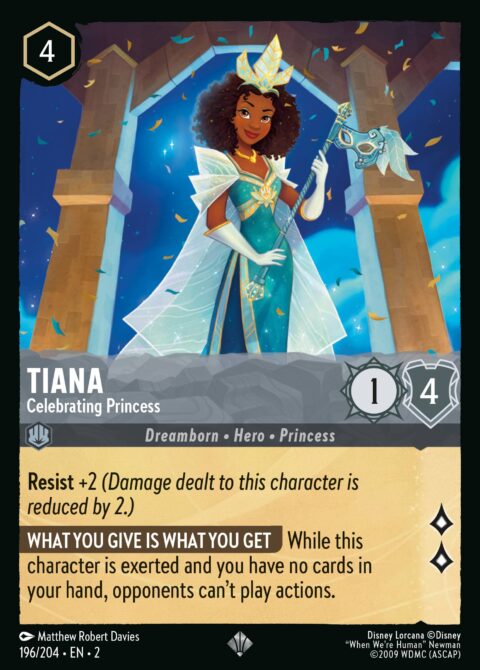 Tiana - Celebrating Princess - 2 #196 - Foil