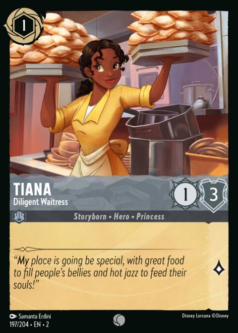 Tiana - Diligent Waitress - 2 #197 - Normal