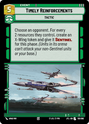Timely Reinforcements - JTL #130 - Normal