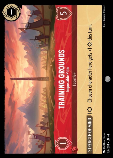 Training Grounds - Impossible Pillar - 4 #136 - Foil