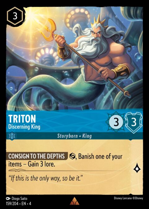 Triton - Discerning King - 4 #159 - Foil