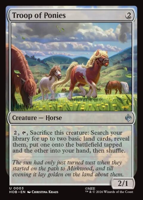Troop of Ponies - HOB #3 - Foil