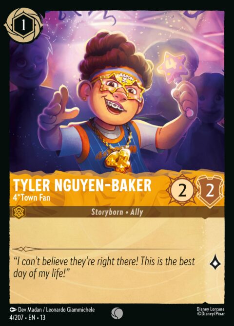 Tyler Nguyen-Baker - 4*Town Fan - 13 #4 - Normal