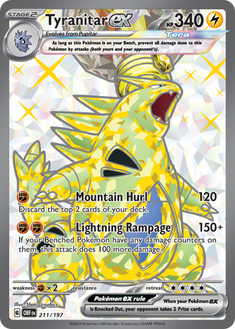 Tyranitar ex - OBF #211