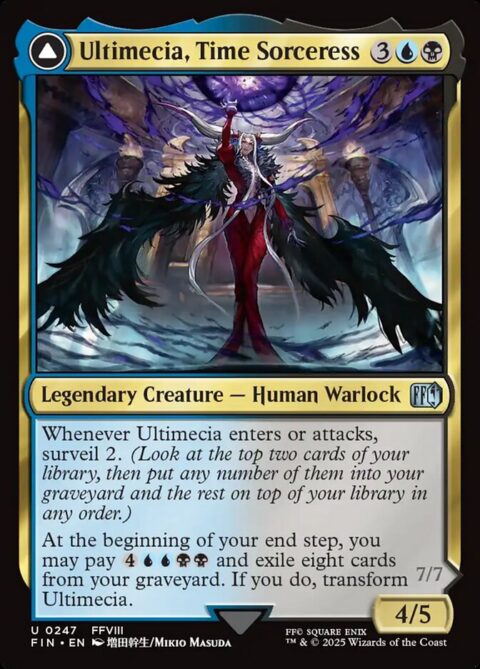 Ultimecia, Time Sorceress // Ultimecia, Omnipotent - FIN #247 - Foil