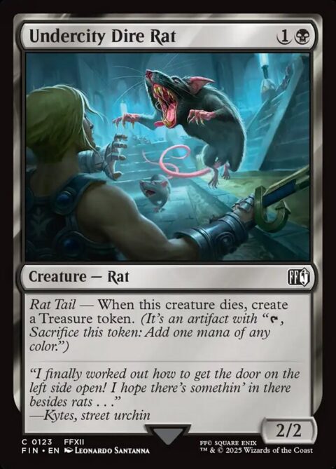 Undercity Dire Rat - FIN #123 - Foil