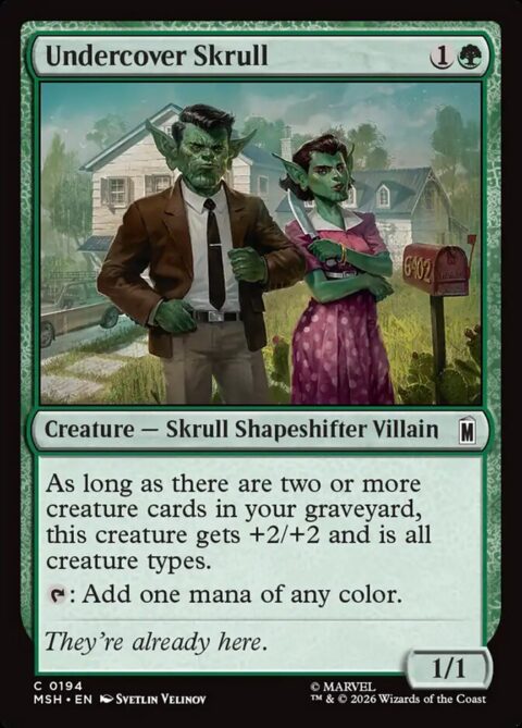Undercover Skrull - MSH #194 - Foil