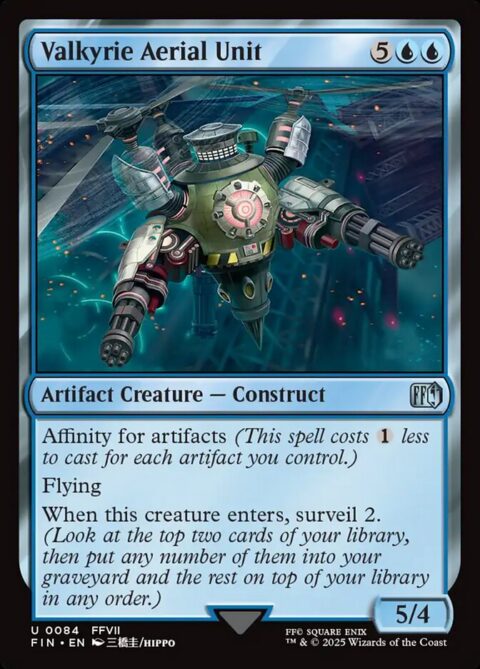 Valkyrie Aerial Unit - FIN #84 - Foil