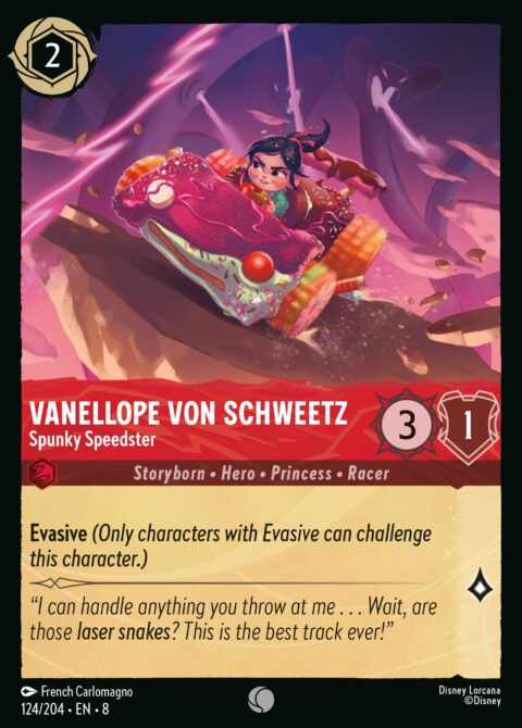 Vanellope Von Schweetz - Spunky Speedster - 8 #124 - Foil
