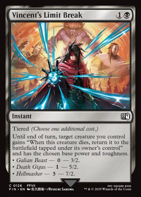 Vincent's Limit Break - FIN #126 - Foil