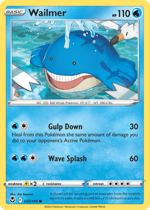 Wailmer - SIT #37 - Reverse Holo