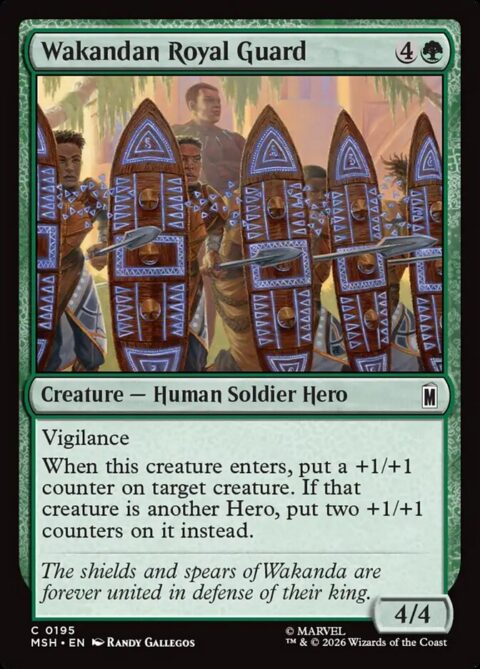 Wakandan Royal Guard - MSH #195 - Nonfoil
