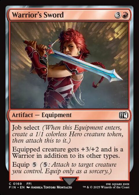 Warrior's Sword - FIN #169 - Foil