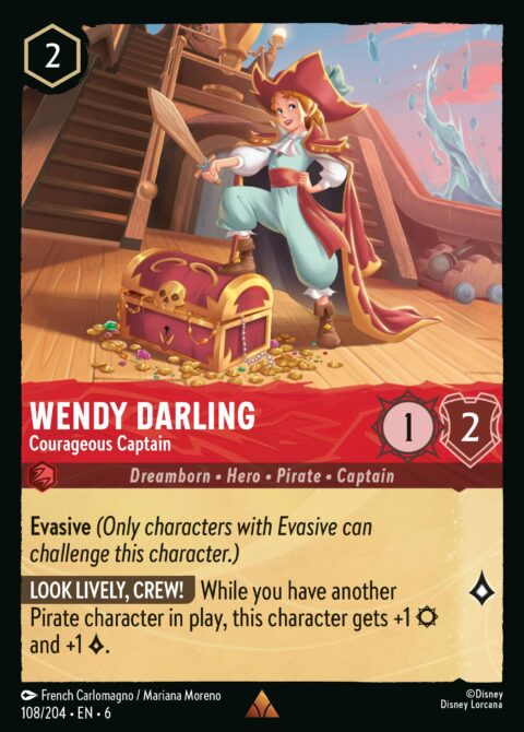 Wendy Darling - Courageous Captain - 6 #108 - Normal