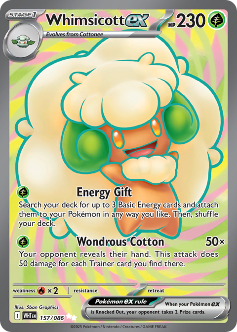 Whimsicott ex - WHT #157 - Normal