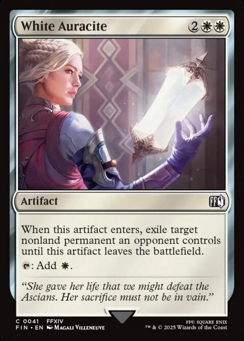 White Auracite - FIN #41 - Foil
