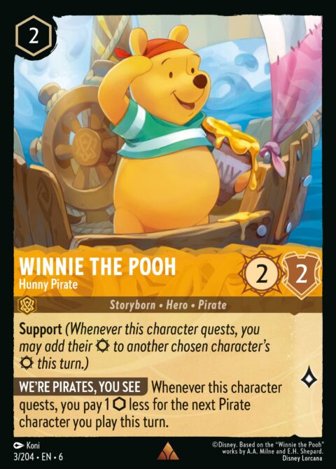 Winnie the Pooh - Hunny Pirate - 6 #3 - Normal