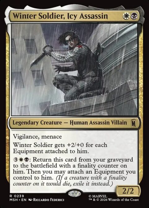 Winter Soldier, Icy Assassin - MSH #239 - Foil