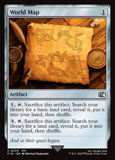 World Map - FIN #270 - Foil