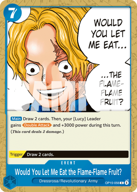 Would You Let Me Eat the Flame-Flame Fruit? - OP15-EB04 #56 - Normal