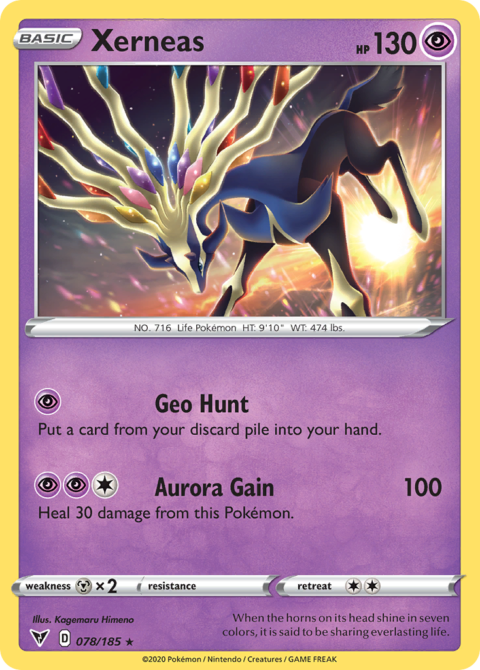 Xerneas - VIV #78 - Holo