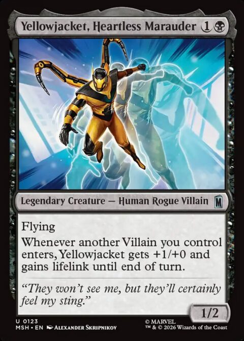 Yellowjacket, Heartless Marauder - MSH #123 - Foil