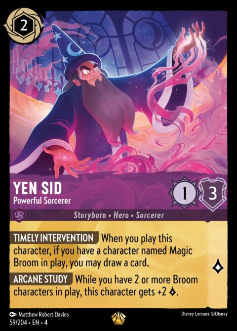 Yen Sid - Powerful Sorcerer - 4 #59 - Foil