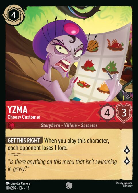 Yzma - Choosy Customer - 13 #110 - Normal