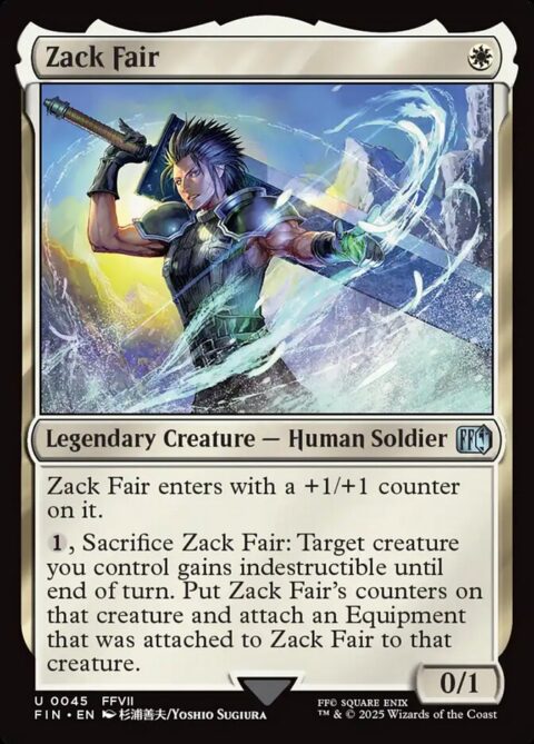 Zack Fair - FIN #45 - Foil