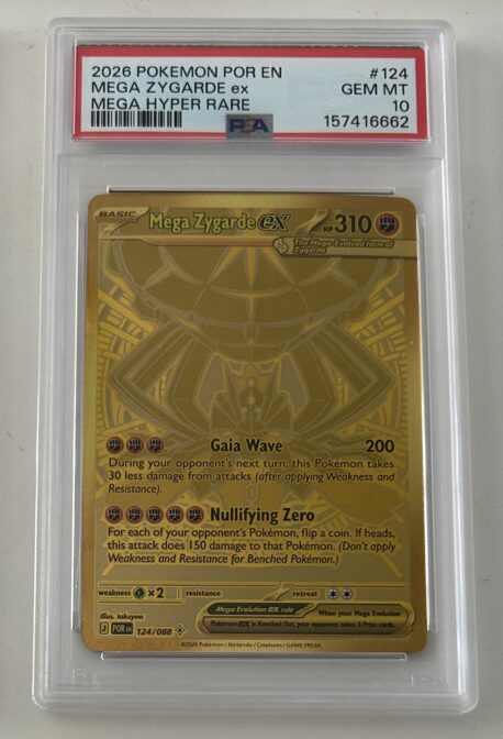 2026 Mega Zygarde ex #124 PSA 10 Perfect order