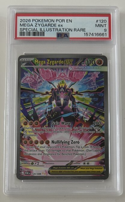 2026 Mega Zygarde ex #120 Perfect order PSA9
