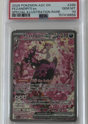 2026 Fezandipiti Ex #288 Ascended heroes PSA10