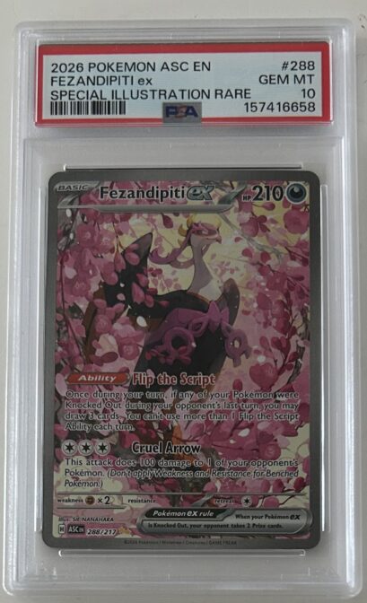 2026 Fezandipiti Ex #288 Ascended heroes PSA10