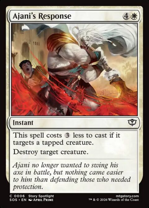 Ajani's Response - SOS #6 - Foil