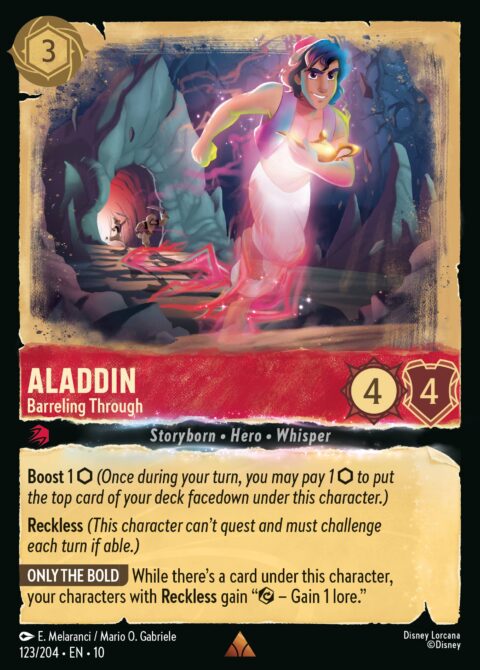 Aladdin - Barreling Through - 10 #123 - Foil