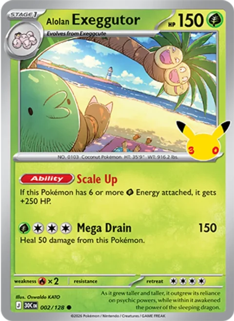 Alolan Exeggutor - 30C #002 - Normal