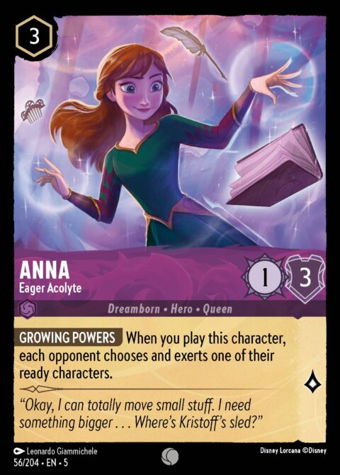 Anna - Eager Acolyte - 5 #56 - Foil